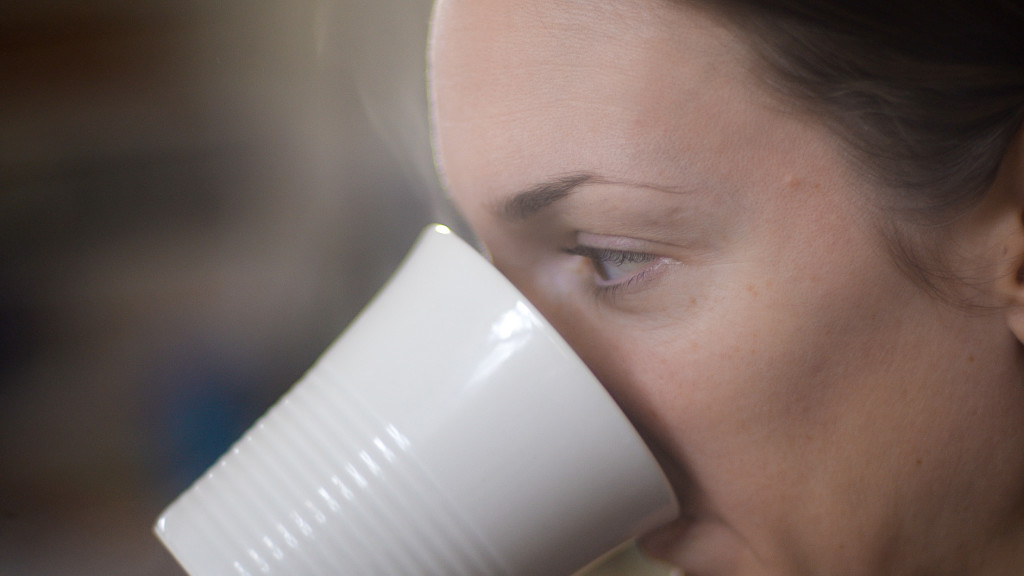 tea drinking teacher