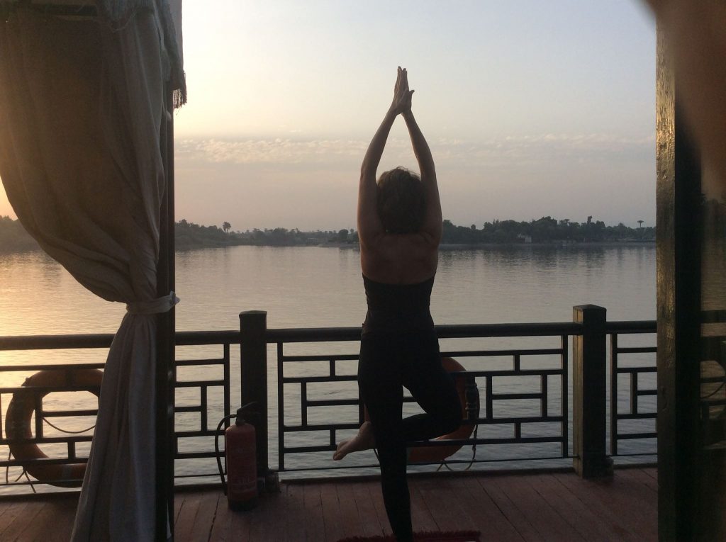 yoga sunrise sunset