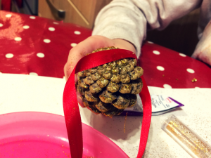 ribbon-pine-cones