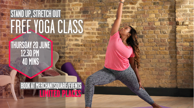 Pop Up yoga at Merchant Square