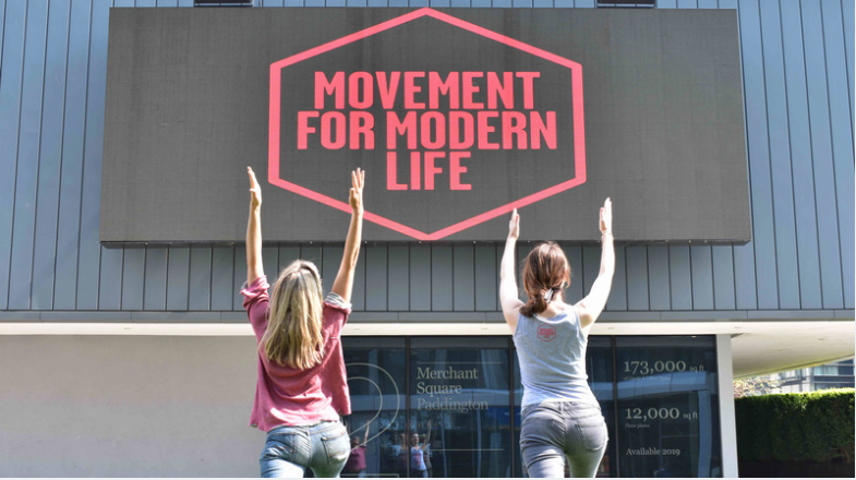 Pop Up Yoga at Merchant Square