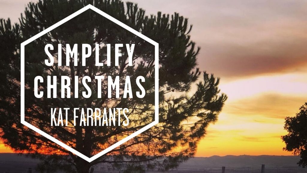 Simplify Christmas