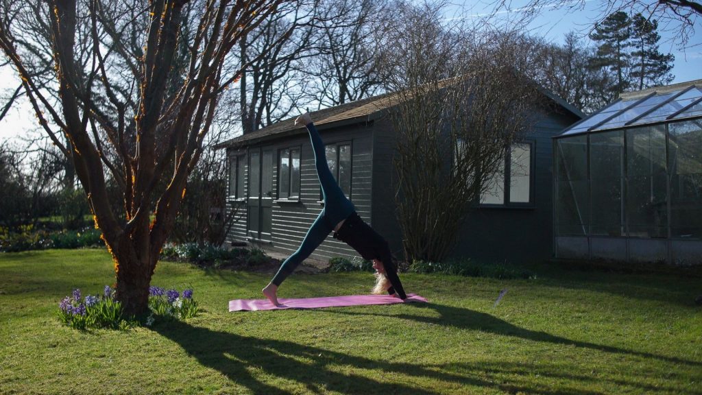 yoga outside