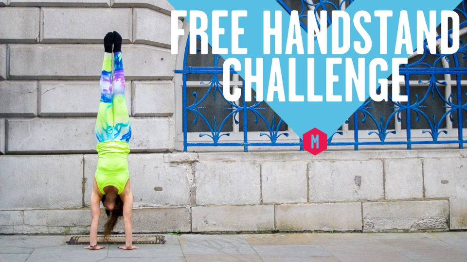handstand challenge - yoga inversion