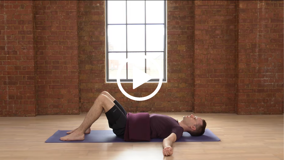 Yin Yoga for Better Sleep | 15-Mins Yin Yoga with a Bolster - YouTube