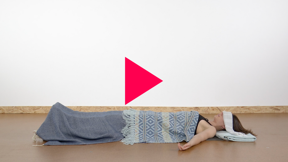 Lying Spinal Twist with Crossed Legs - Exercise How-to - Skimble